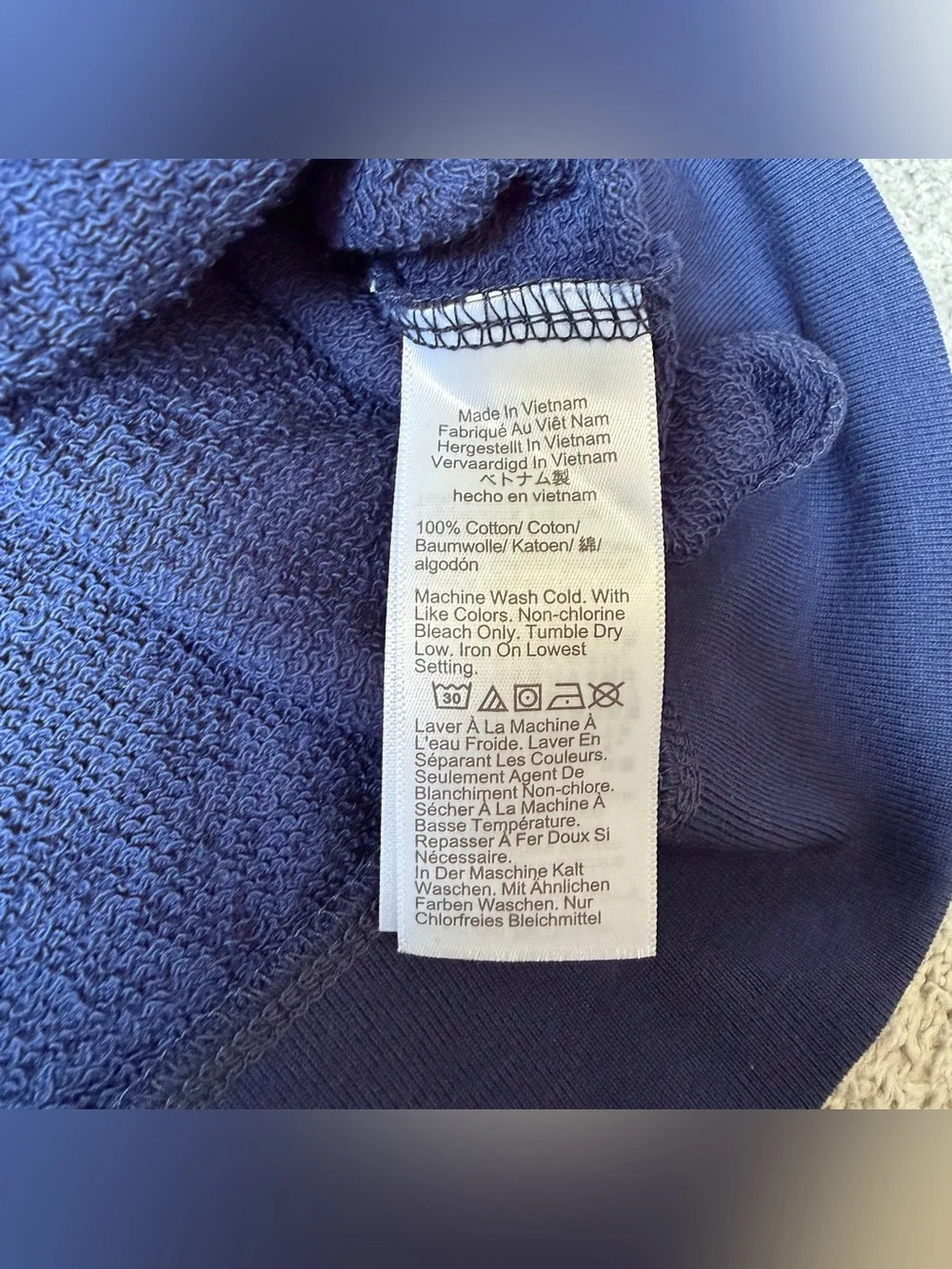 J.Crew 100% cotton terry sweatshirt